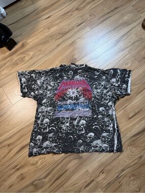 Skull Graphic Short Sleeve Tee - Black